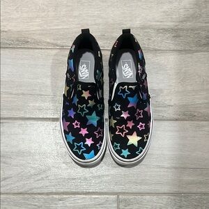 Vans Kids' Starry Black Slip-On Shoes